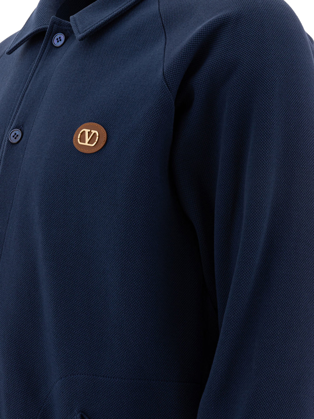 Valentino Cotton Cardigan Knitwear - Blu | 4f9705336a8c40415350b737d5cf4ef822aa915e