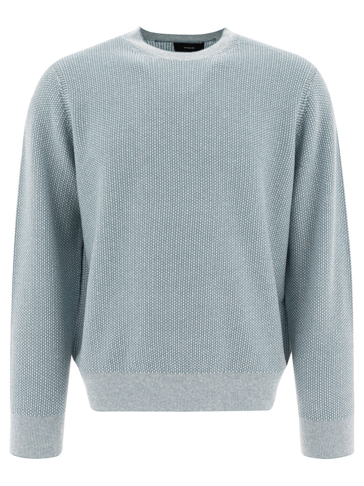 Vince Geo-Jacquard Knitwear - Light blue | efb3f029c73a757ee25faafdc8f58d63573f57a8