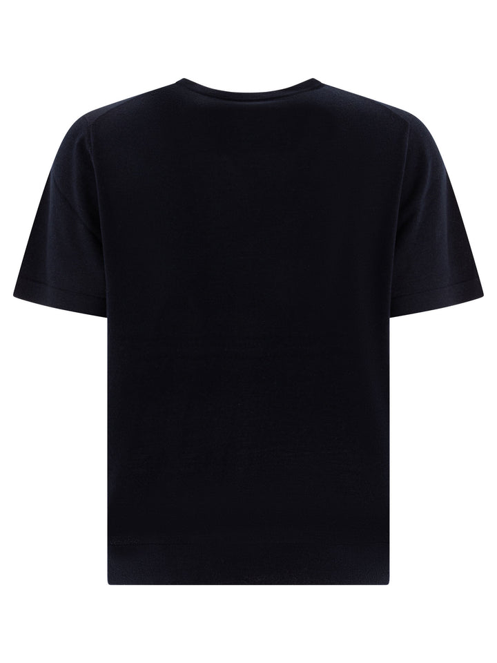 Vince Short-Sleeved Sweater Knitwear - Blu | 811e0b8211272053ce84162ff0e7e2cc2622312a