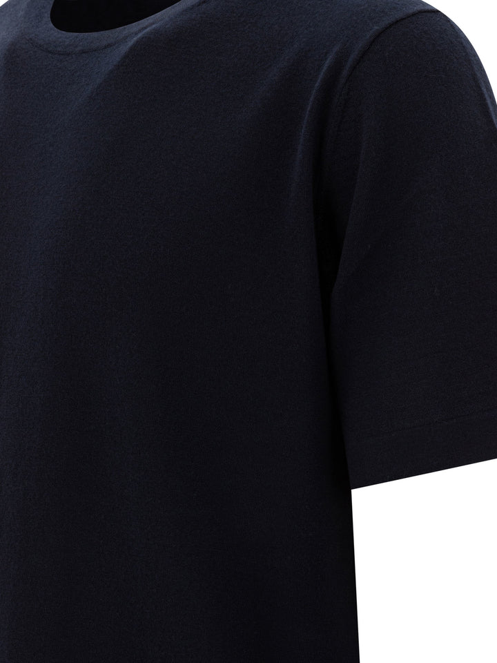 Vince Short-Sleeved Sweater Knitwear - Blu | d10ca8dfe116c0d71fff5a1bb2653895aed1efaa