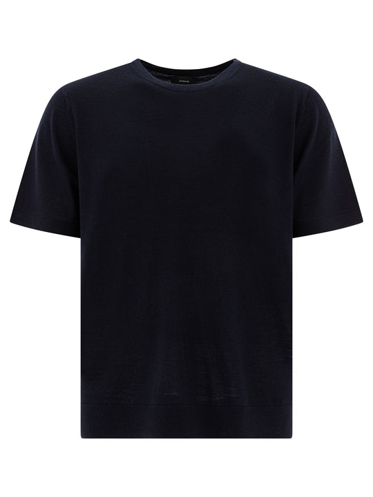 Short-Sleeved Sweater Knitwear Blu