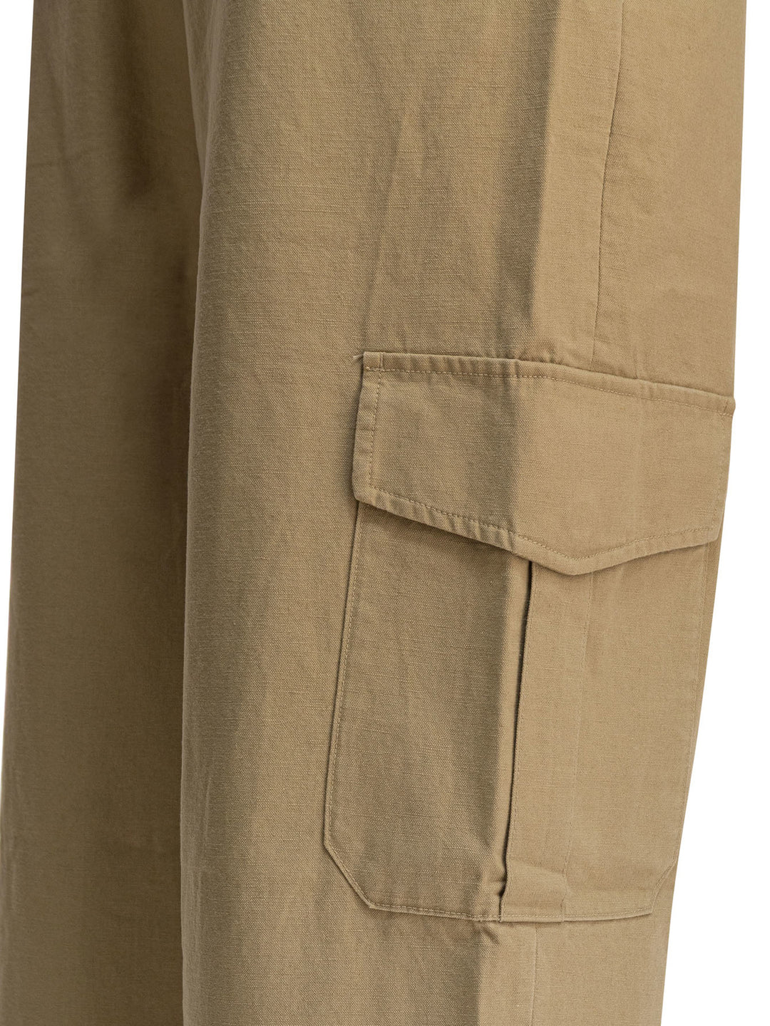 Vince Cotton And Linen Cargo Trousers - Beige | 45fa77e43eb6299bdab2d5fc69a219d17e3d8ed1