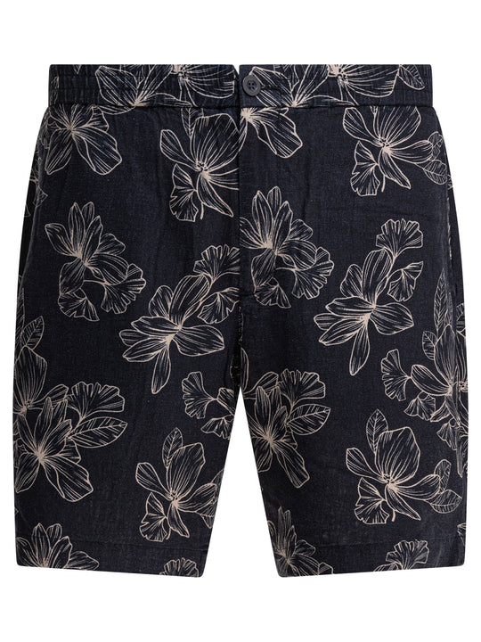 Floral Shorts Blu