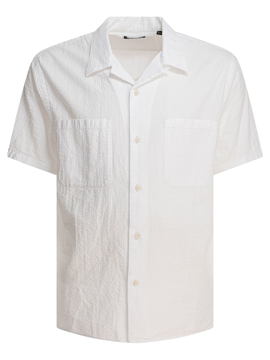 Vince Seersucker Shirt Shirts - Bianco | 6eb0235637f52477b2b586a79857c57ea2d81cc5