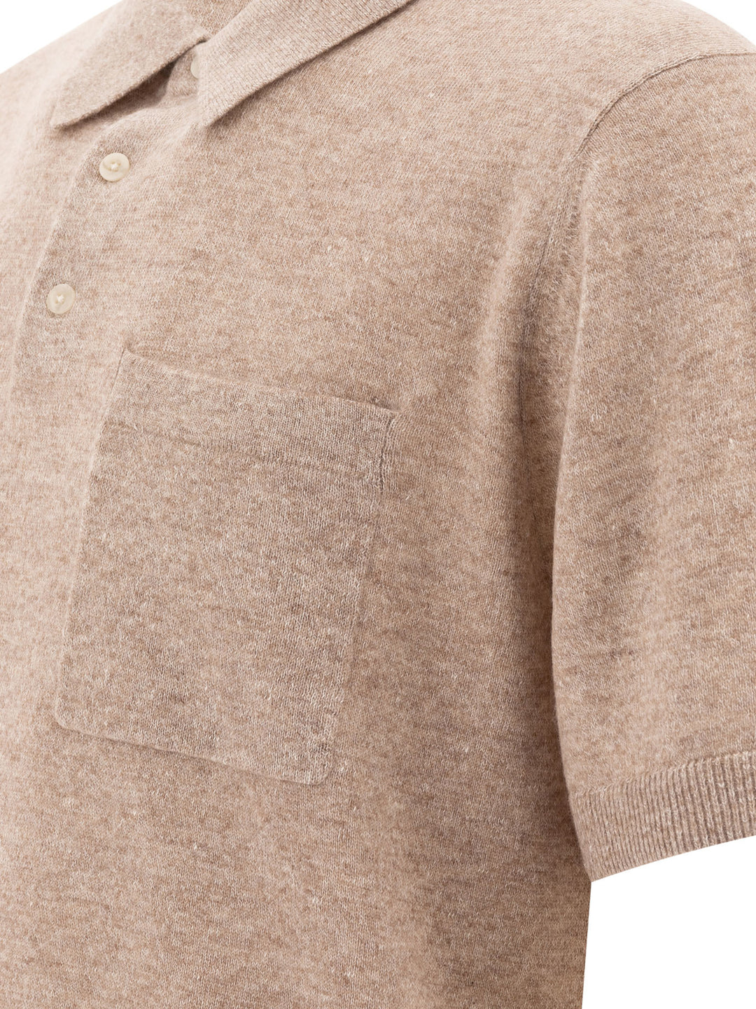 Vince Linen, Wool And Chashmere Polo Shirt Polo shirts - Beige | 0134a933dd7b60502cf8d4145e6678e9d905975e