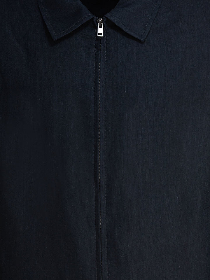 Vince Bomber Jacket Zipper Closure Jackets and Coats - Blu | b97f85a6e08f3835b0df651c21210e5daf206f7b