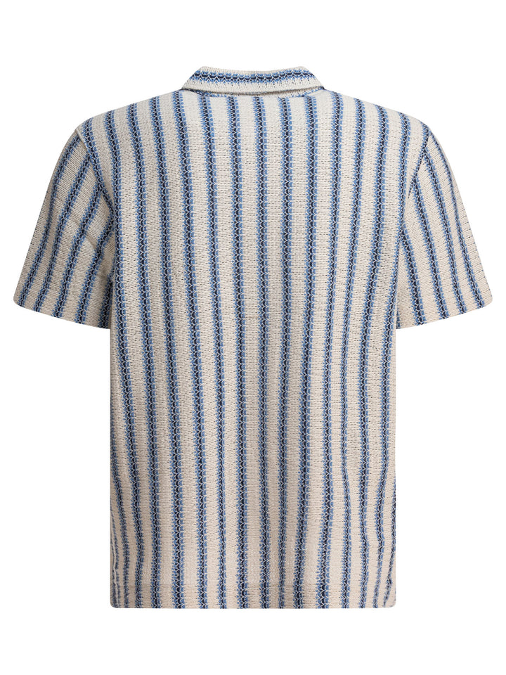 Vince Striped Shirt Shirts - Light blue | 1cd02c7d7e4010400bd1ca821daa1191dc891286