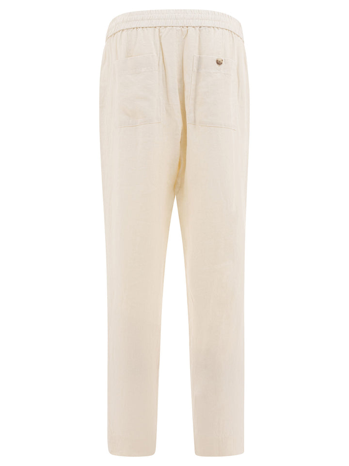 Vince Hemp Trousers - Bianco | 92aba38f29da9261adb1a955058771f9cbee75d4