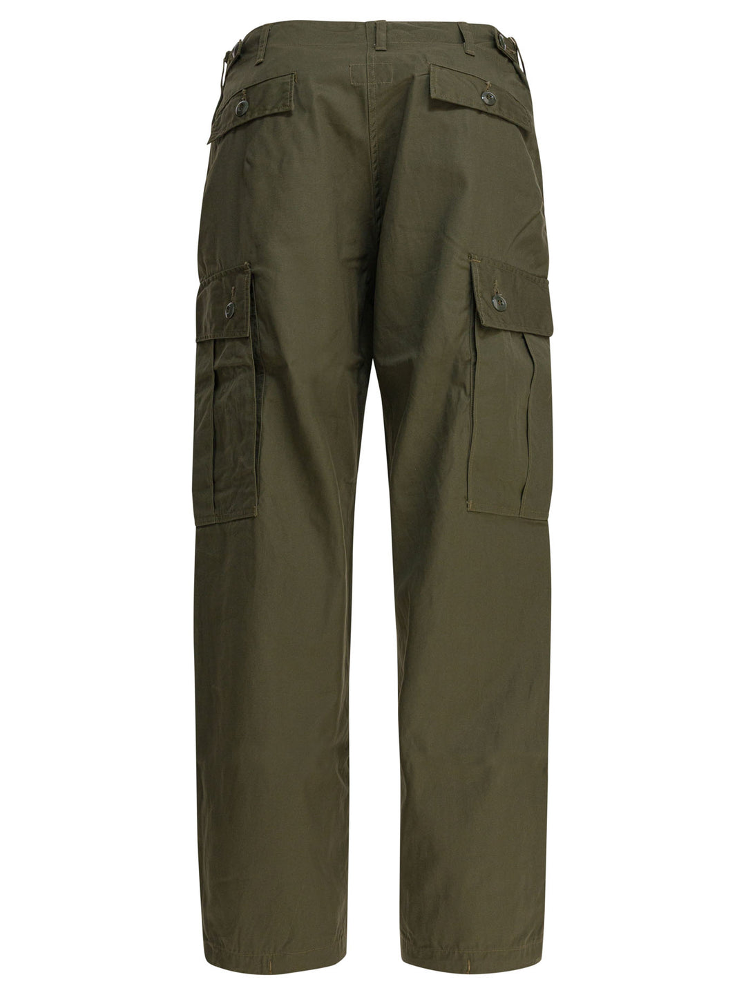 Buzz Rickson'S Cotton Poplin Cargo Pants Trousers - Verde | bf5ef15af3d6b2ed0694fa22e8170aede4dfbaef