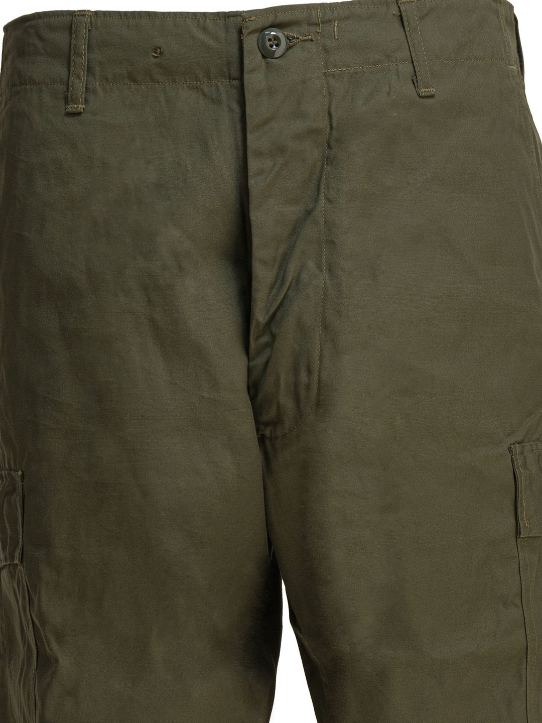 Buzz Rickson'S Cotton Poplin Cargo Pants Trousers - Verde | d7af11458aaac36e1fb7103b93485272eee73120