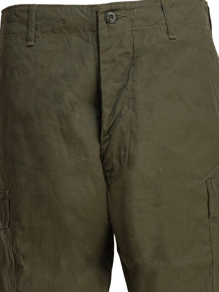 Buzz Rickson'S Cotton Poplin Cargo Pants Trousers - Verde | d7af11458aaac36e1fb7103b93485272eee73120