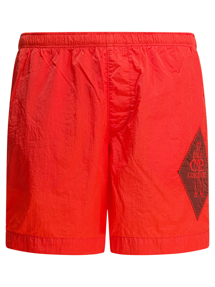C.P. Company Eco-Chrome R Swimwear - Rosso | de73af32478e7a56d214dfda8b150494df94f871