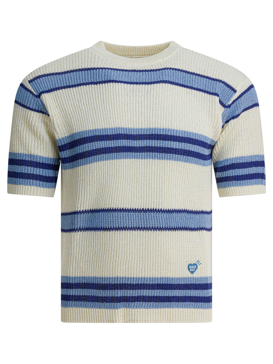 Human Made Short-Sleeved Knit Knitwear - Blu | 4c00b7a73e1468e5dbd138891d2650d4cbb58111