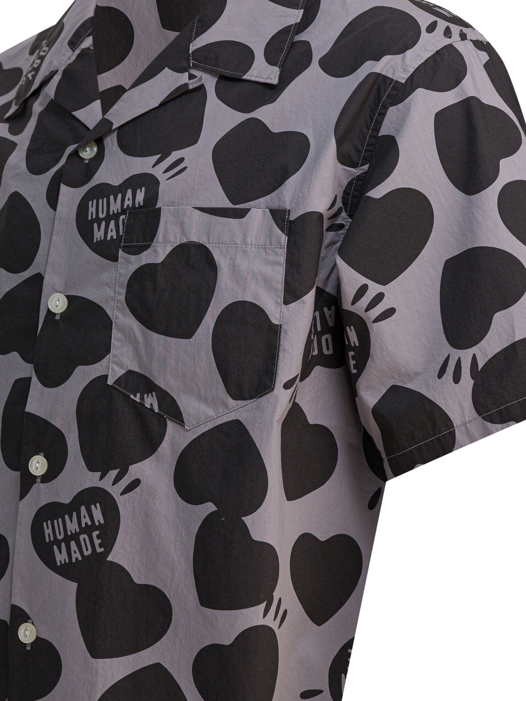 Human Made Heart Vacation Shirts - Grey | d168cdfdac006bb19f5fb019ca400ee72c194be7