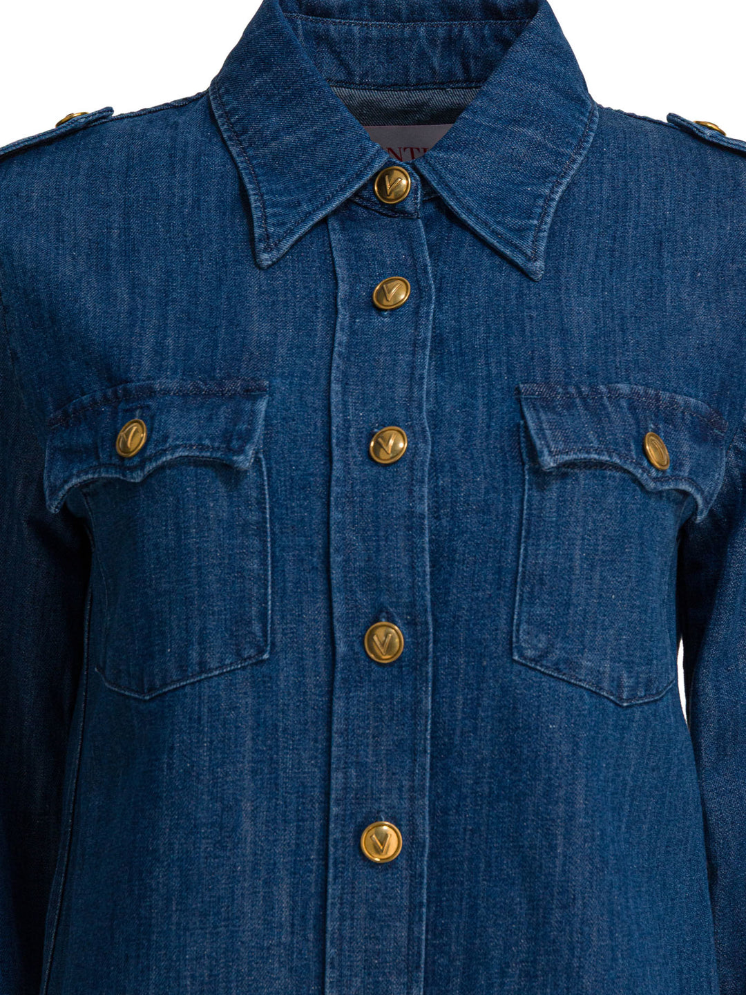 Valentino Western Style Shirt Shirts - Blu | 313946a6afea3e67bbf75f43f55df94138706169