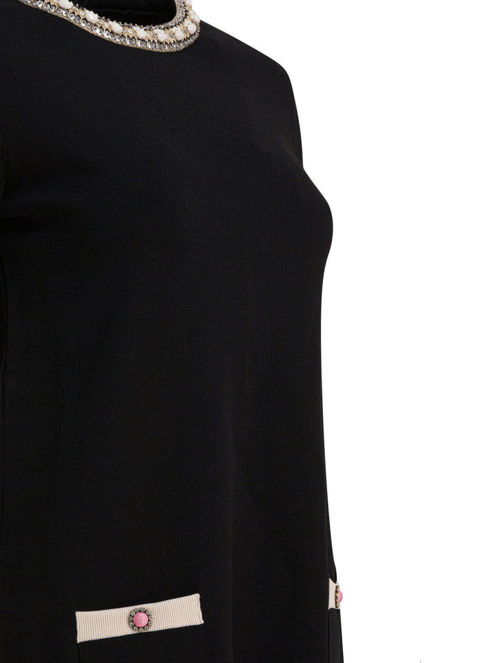 Valentino Embellished Choker Dress Abiti - Nero | 0f072a7673ee13ebd4198b19ad61952299ece649