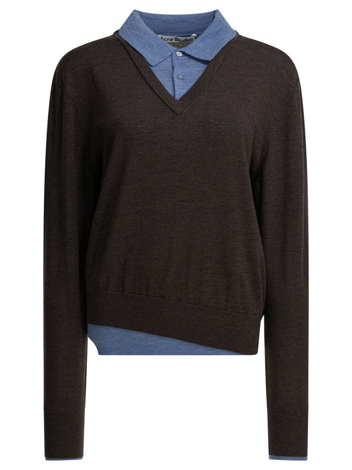 Acne Studios  Knitwear - Marrone | 7e2f9d4748fc56198d3828ed2843d37ce5e45b2e