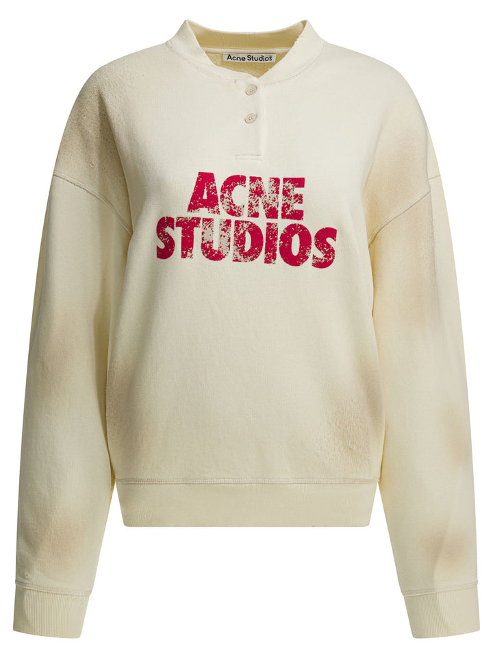 Acne Studios  Sweatshirts - Bianco | 342f7a9dd1875a34583b5ec2d0e1c0bb8ed76dc3