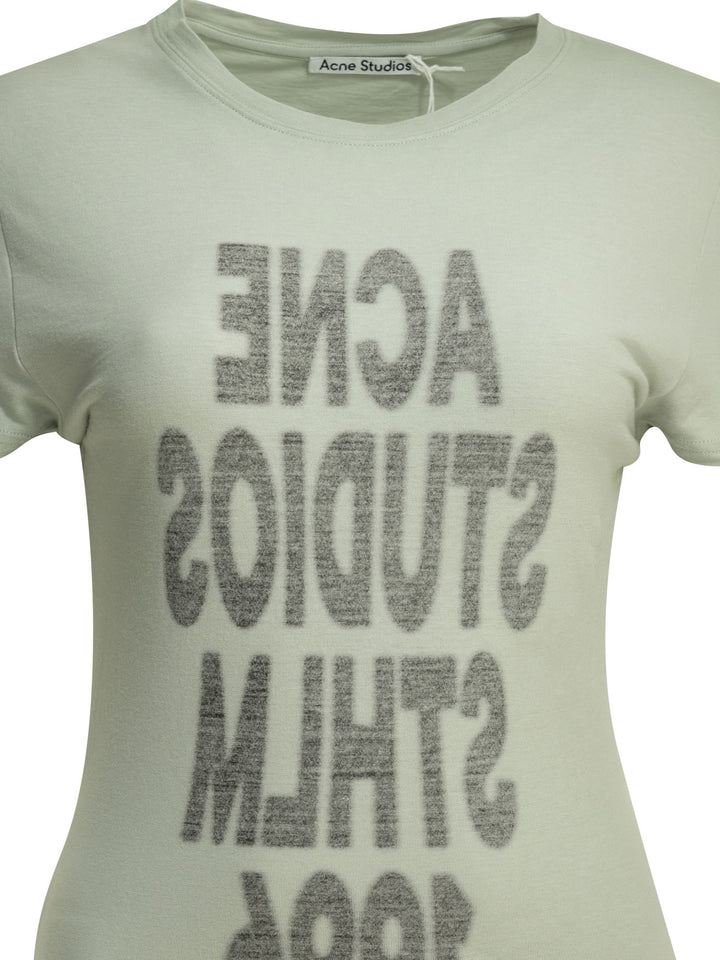 Acne Studios  T-shirts - Verde | 4ef87b997730def992c77f726cb16a4df3b1806f