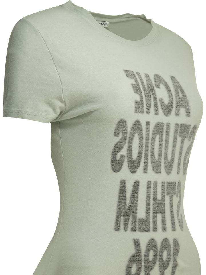 Acne Studios  T-shirts - Verde | 8b5410c45847044b8769b0a6597f6378a10b65a4