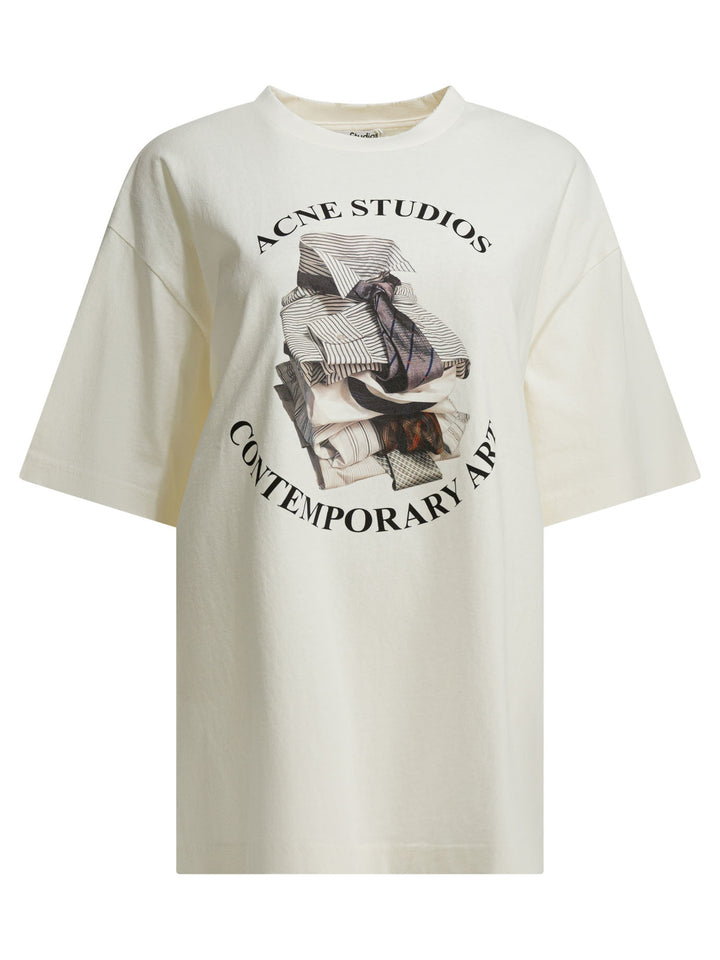 Acne Studios  T-shirts - Bianco | b7132a4ba49877019e13c3375c11fe4542b7b822