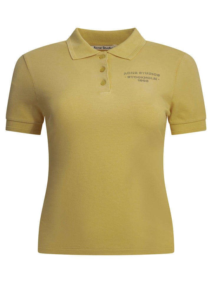 Acne Studios  Polo shirts - Giallo | fe44ca3625bf26dc75c1f2f51e92f6c0c4c82e25