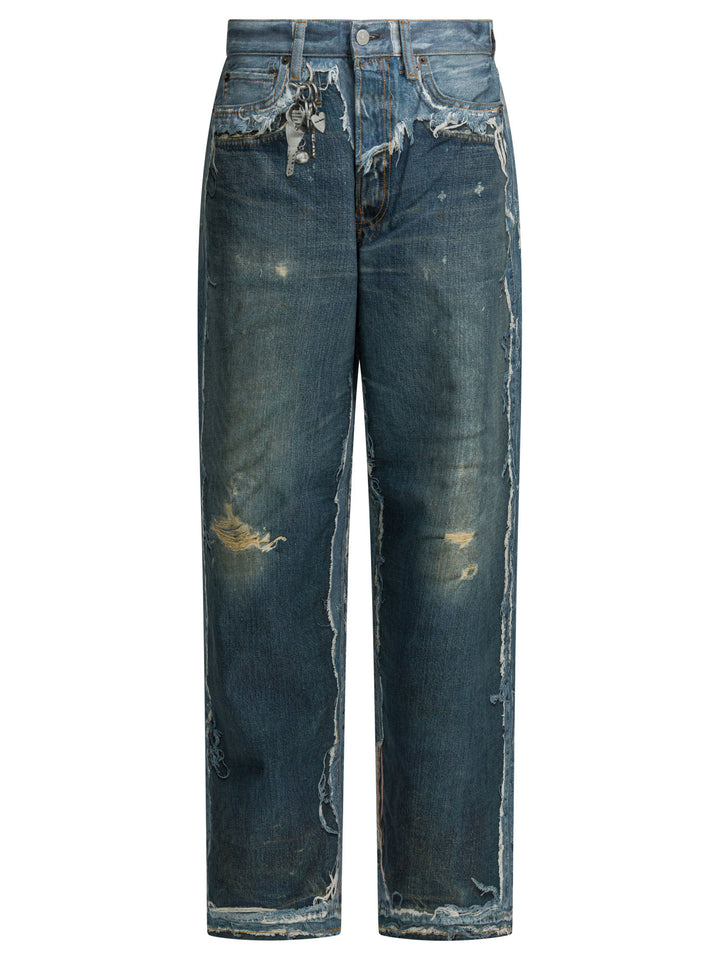 Acne Studios Trompe L Jeans - Blu | 9aa446c956b237a2ac7bdc98f287ff62c7ce9c06