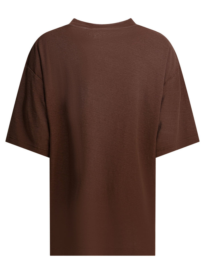 Acne Studios  T-shirts - Marrone | 84cf57ded54390b98a73992cb968207da849d144