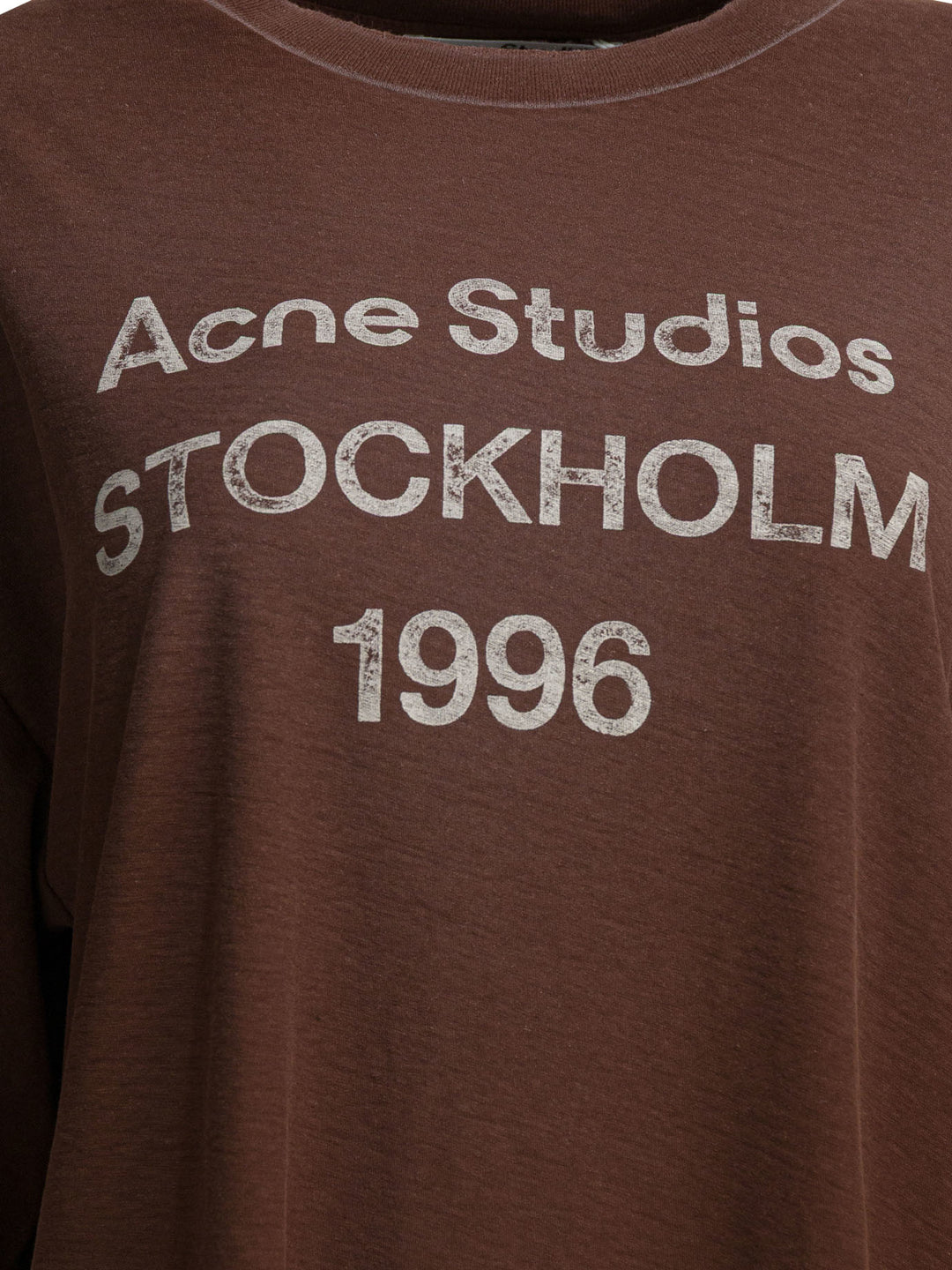 Acne Studios  T-shirts - Marrone | a65968bd4d5dcc5997d20db911e05059bcd3500a