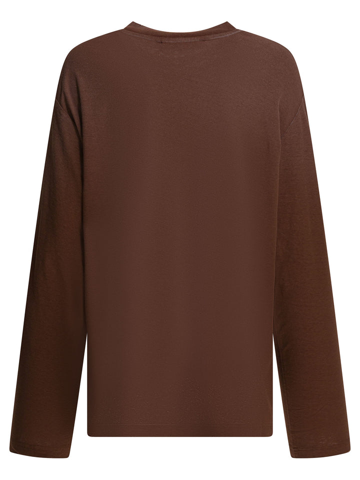 Acne Studios  T-shirts - Marrone | 5ba3d22b6e74004c605f1be2f3716780e3c85ddb