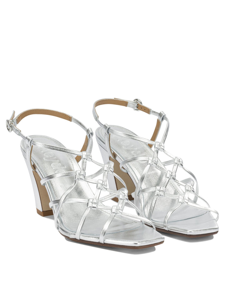 Aeyde Acacia 75mm Sandali - Silver | 1bbc8c514c5f9c5535e706b247bf9863ae9bdc87