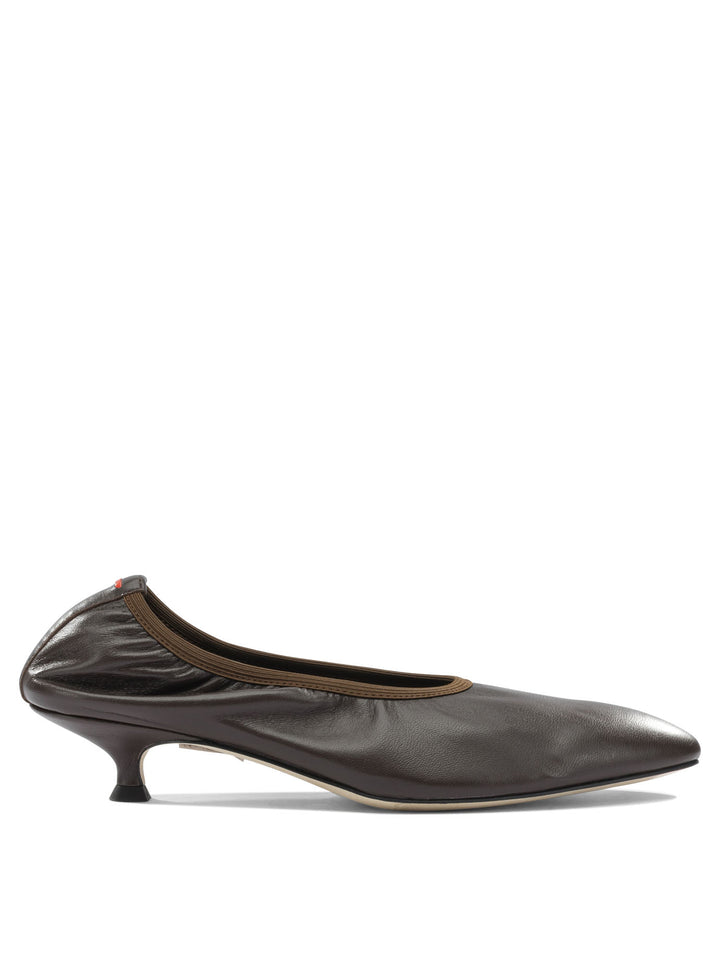 Aeyde Hermia 35mm Heeled shoes - Marrone | 83b9268eecef992d5a1e9c6ee501fe5d41f611f6