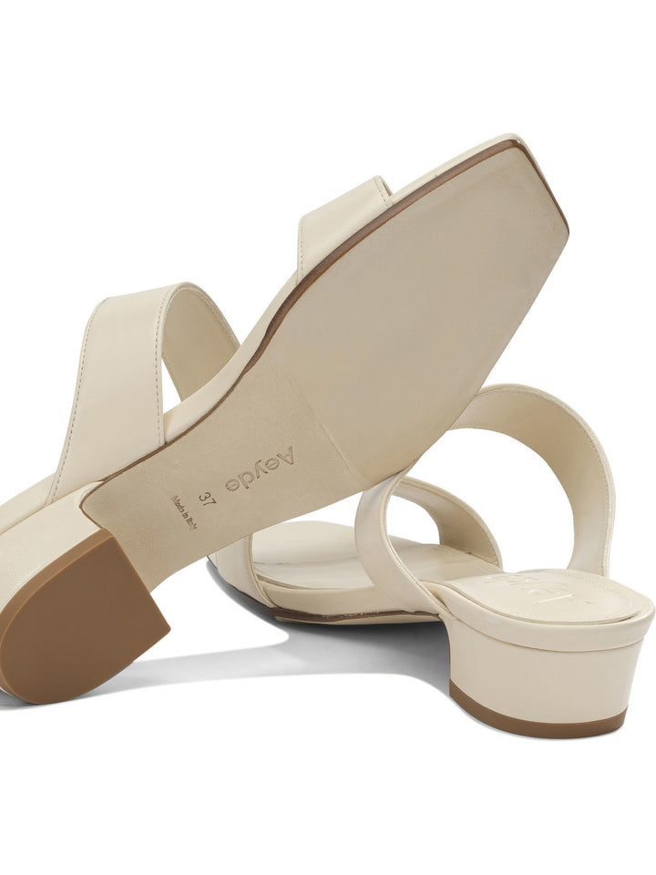 Aeyde Kemi 30mm Sandali - Bianco | 3de8e99f902b3f47e9c108a82153fbc21a939d9e