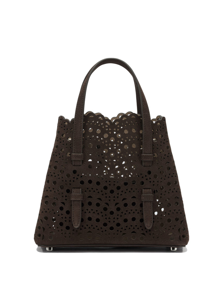 AlaïA Mina 20 Handbags - Marrone | d4e1b1a1e808c869a0e73e247ea9d8c3c973e410