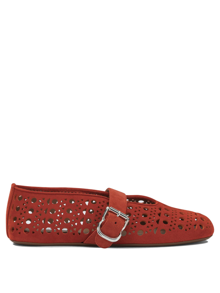 AlaïA Vienne Ballerinas - Arancione | d9fe19ab406037024686030f0170ab4bccb3f2da
