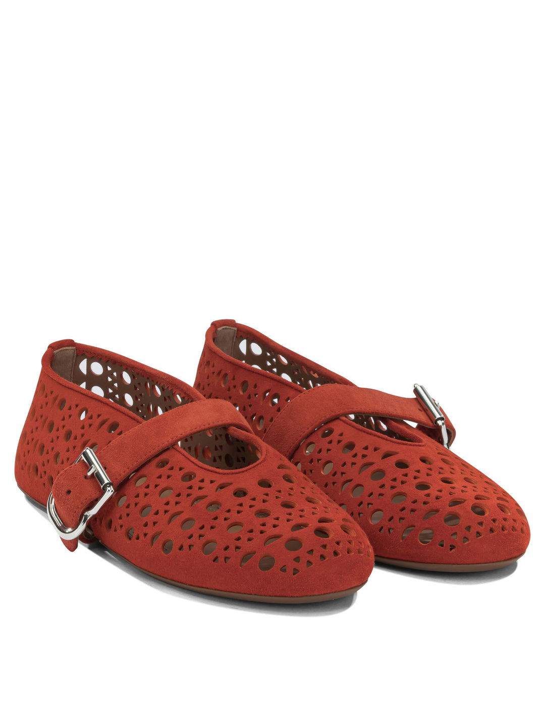 AlaïA Vienne Ballerinas - Arancione | 7d477ce98f064c40737e625f4d6bfa671e609b89