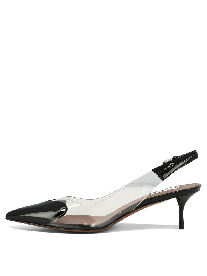 AlaïA Cœur 55 Mm Heeled shoes - Nero | 45de68913e1c9420bb71c8643ce22d78b9d750f6
