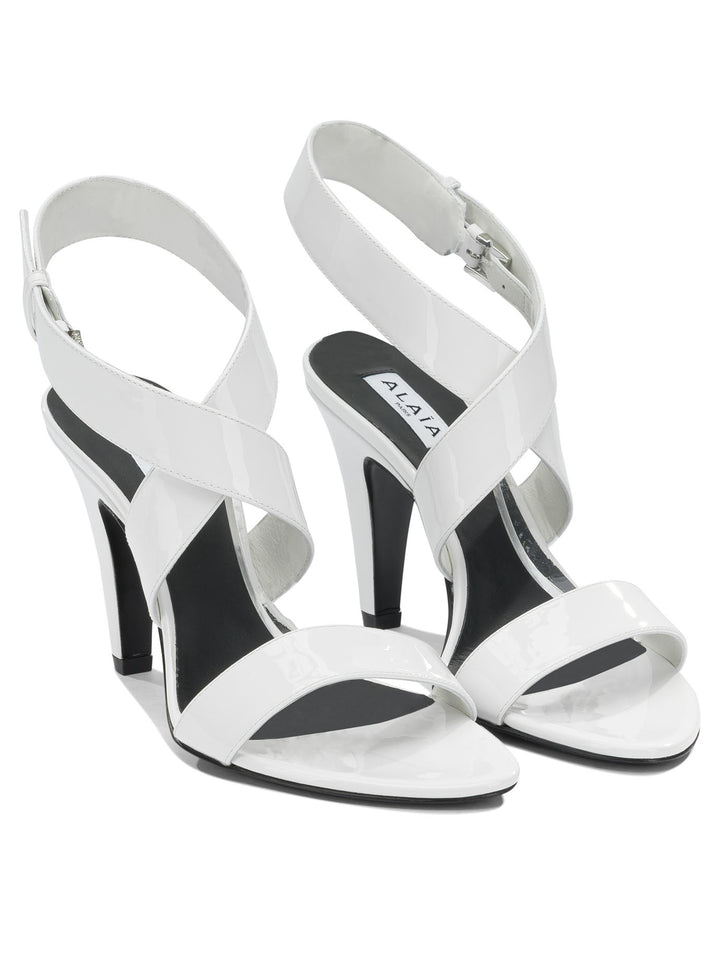 AlaïA Cone 110 Mm Sandali - Bianco | a96b118d9d3241e925d20993324c61bdcc63ebe6