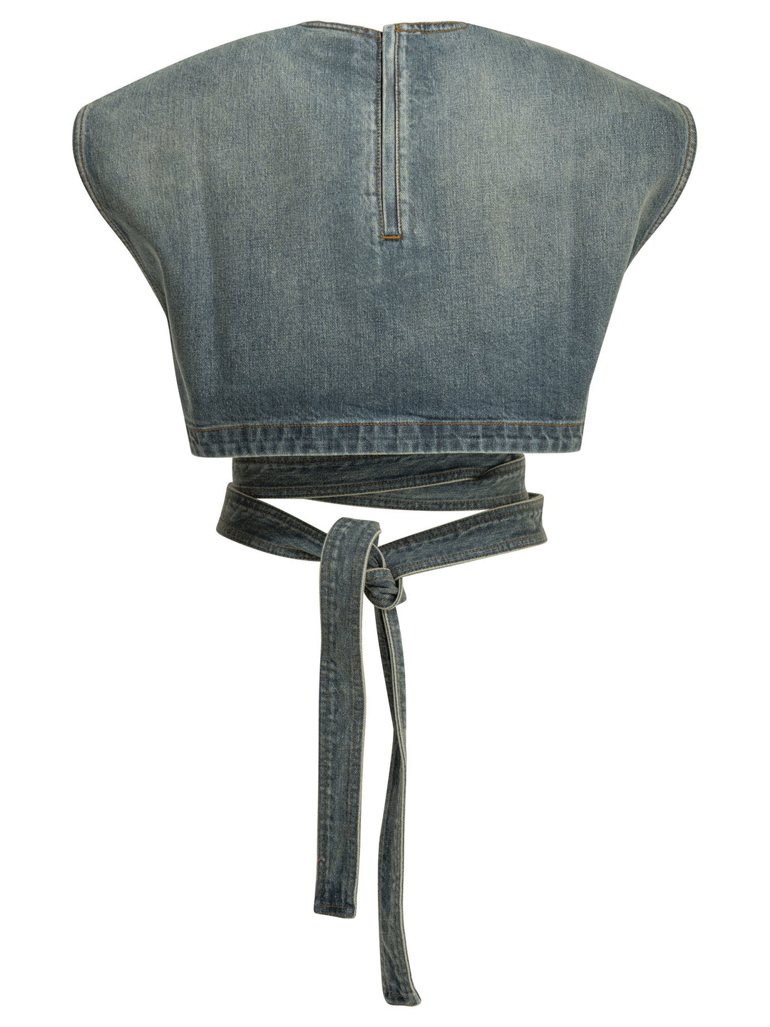 AlaïA Casual Denim Top Top - Light blue | 8e74751d8157c64bde8fba77ecba13bed49964b1