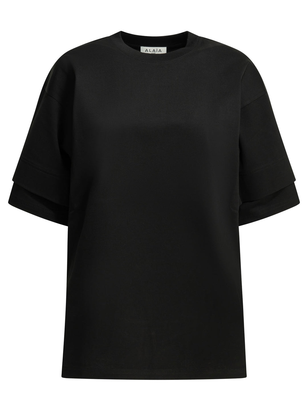 AlaïA Crew-Neck T-Shirt T-shirts - Nero | 0d06ee280039fff8be1c8271e42bf40e0888d8a9