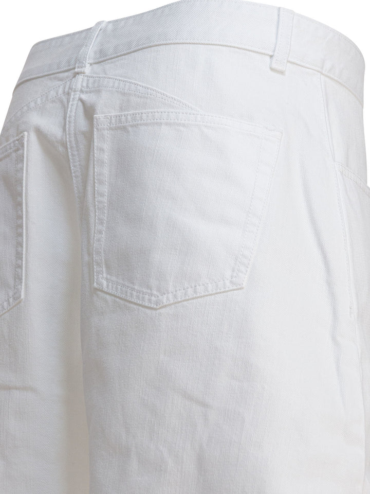 AlaïA Wide Leg Jeans - Bianco | 3af4ae2a6feeec6ad8c77a8e47aebaf52e007adf