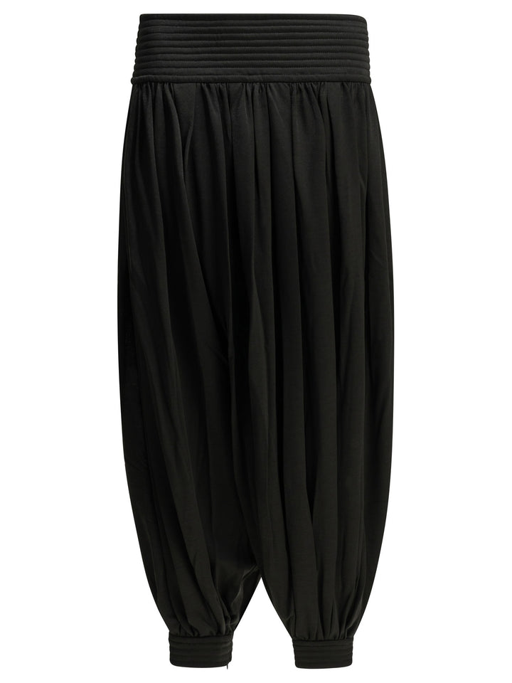 AlaïA Casual Wool-Blend Pants Trousers - Nero | b760f56bfc91528cf5c69d82747e96c2d0cb4432