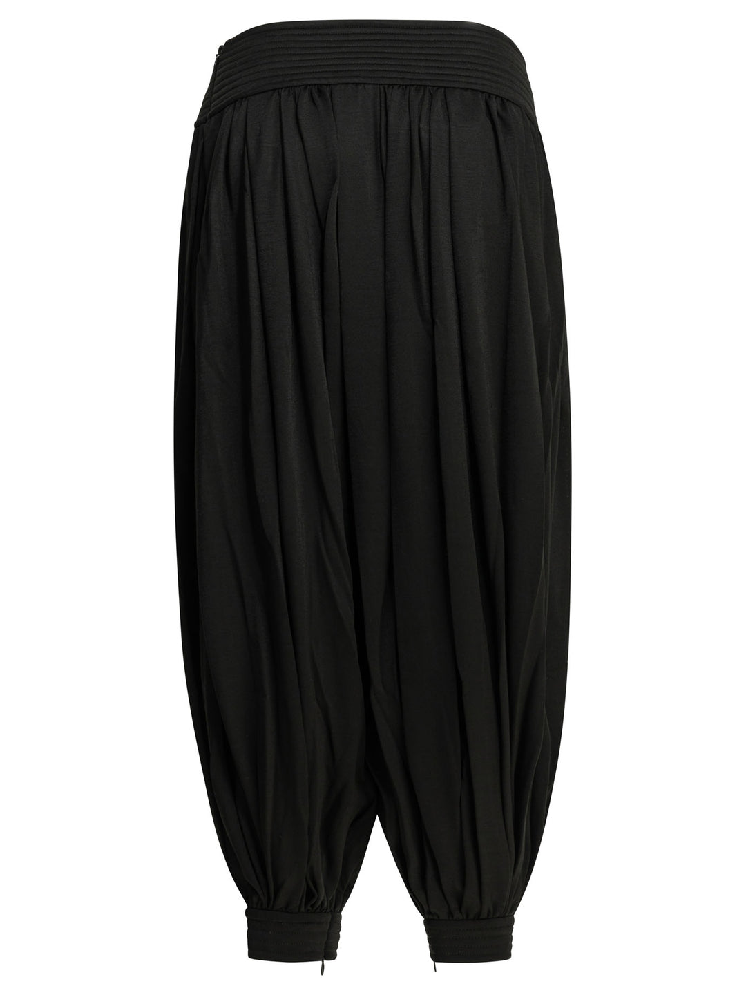 AlaïA Casual Wool-Blend Pants Trousers - Nero | 03e15406a37db03e651de8b52c71549d01f01f45
