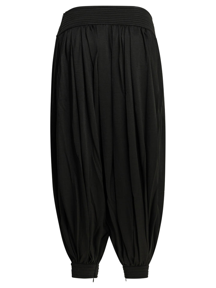 AlaïA Casual Wool-Blend Pants Trousers - Nero | 03e15406a37db03e651de8b52c71549d01f01f45