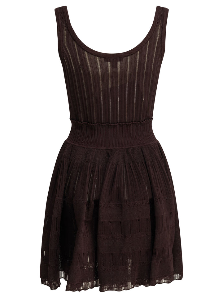 AlaïA Crinoline Abiti - Bordeaux | 73da3b58e4aeea428fbaff6ca0c7f97ee8dcc632