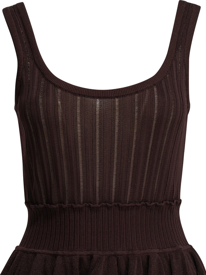 AlaïA Crinoline Abiti - Bordeaux | 7a690d7d816f1302c5e2c26e682663f1b81c475b