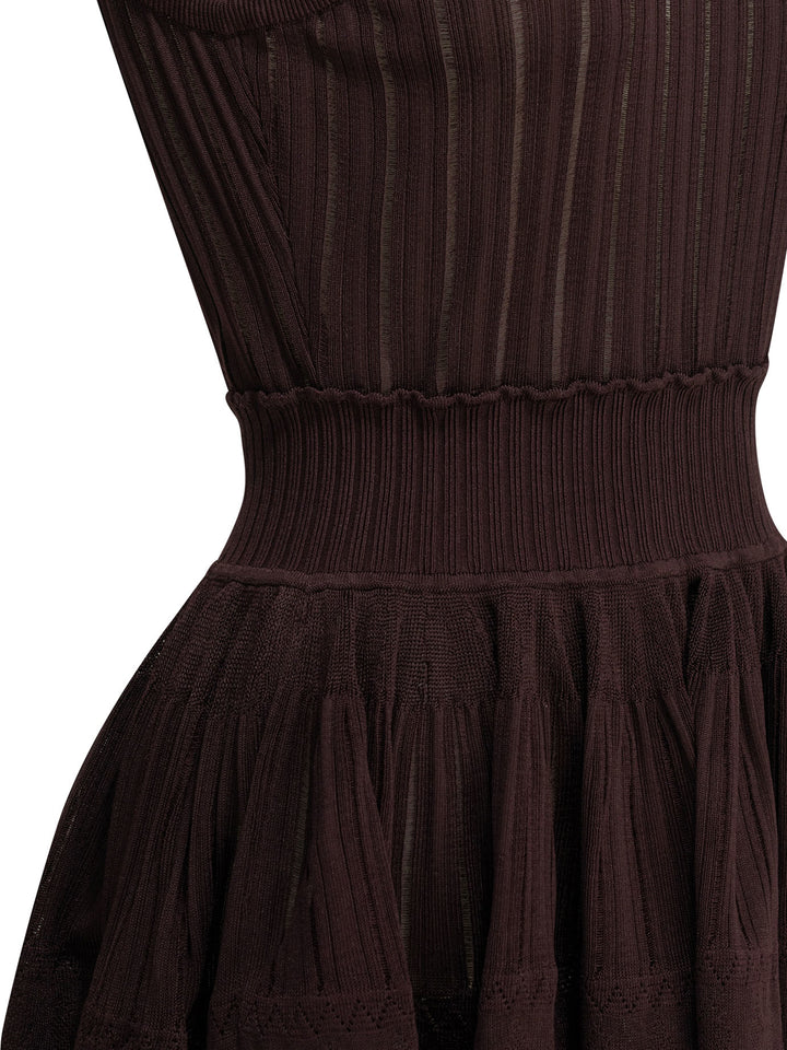 AlaïA Crinoline Abiti - Bordeaux | 030f057a846c9450c7749421291b6d9312c1b7cf