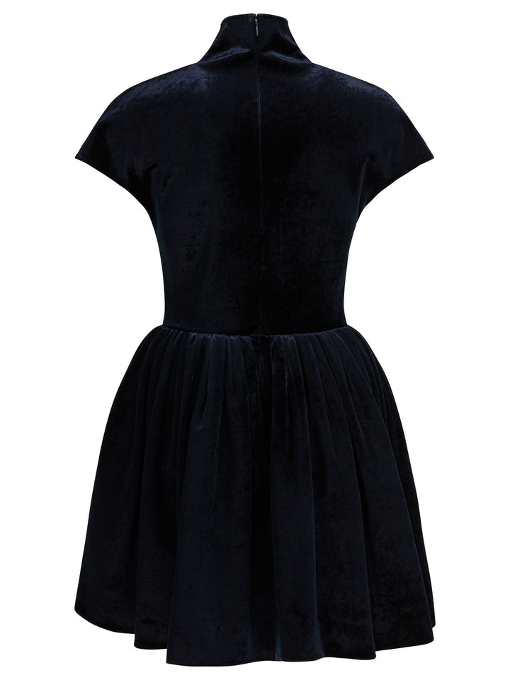 AlaïA Short Balloon Dress Abiti - Blu | 3456179f54ecde966c11254d2e448b3ce93b7f1a