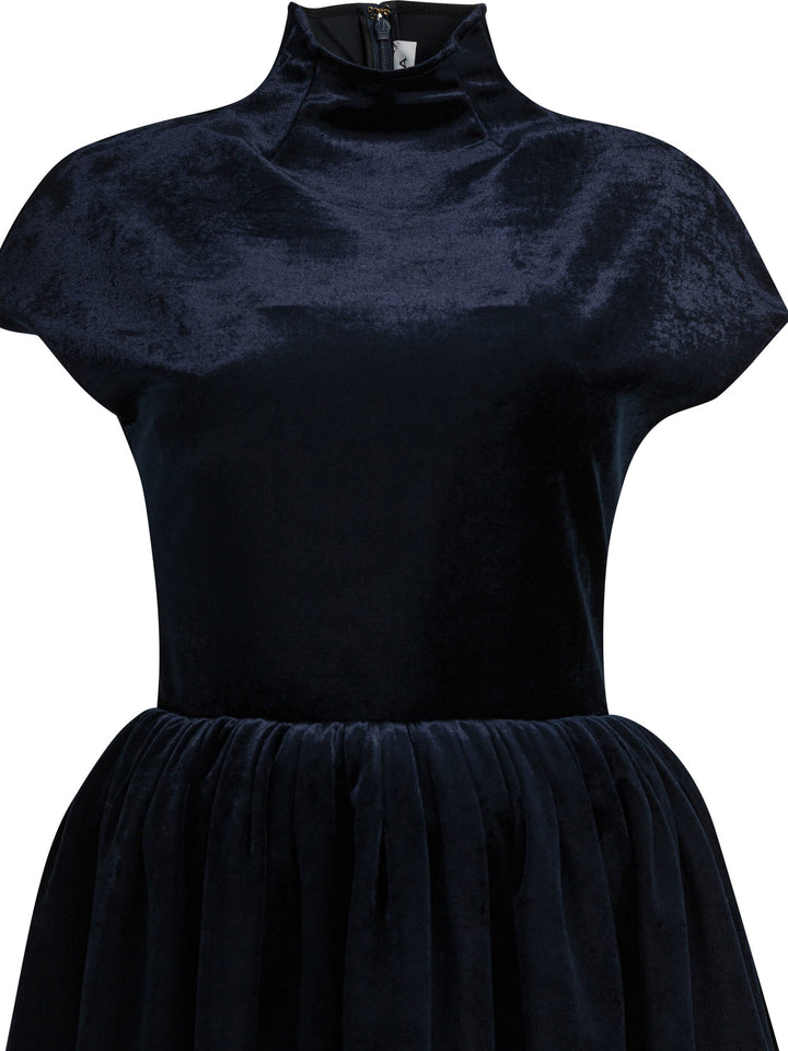 AlaïA Short Balloon Dress Abiti - Blu | 96b8d6aa3c679f932348b20f61816d992f516c62
