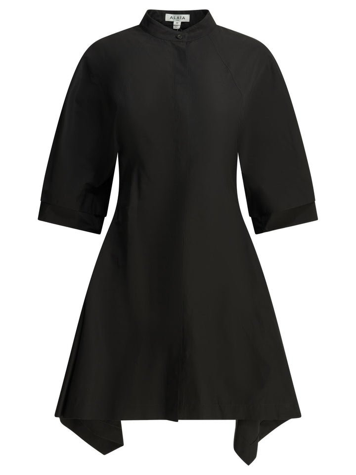 AlaïA Short Chemise Dress Abiti - Nero | da99ee954723c6763cd38ef9fac2895510cbe949